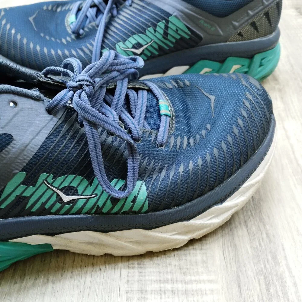 HOKA One One Blue Turquoise Running Shoes Women's 10